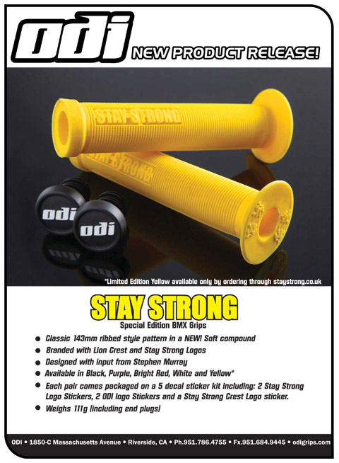 STAY STRONG/ODI Special edition grips